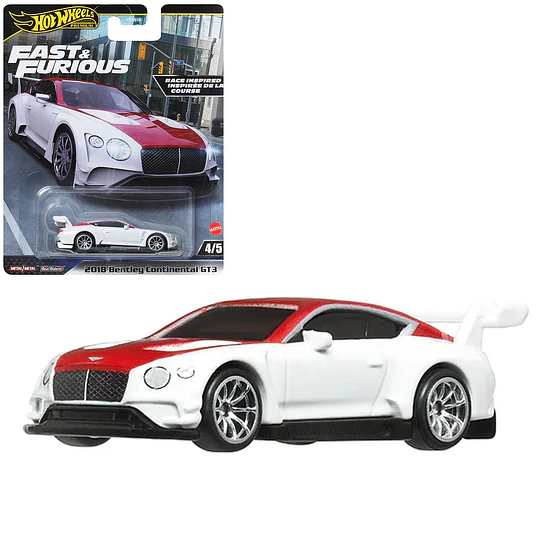 2018 Bentley Continental GT3 Fast & Furious Hot Wheels Premium 1:64