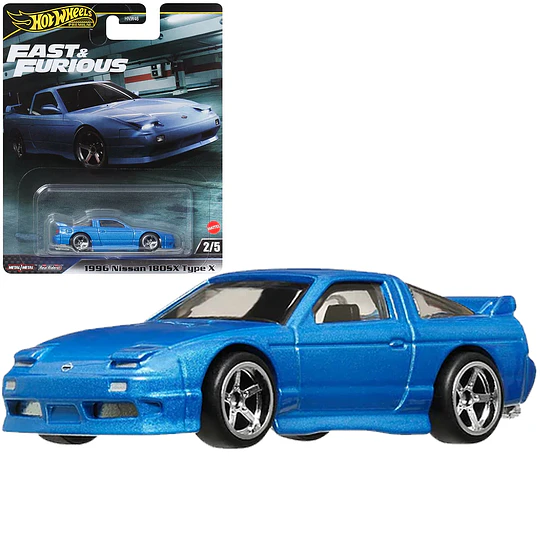 1996 Nissan 180SX Type X Fast & Furious Hot Wheels Premium 1:64