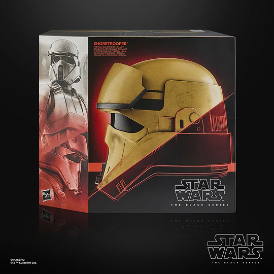 [NOT MINT] Shoretrooper Electronic Helmet The Black Series