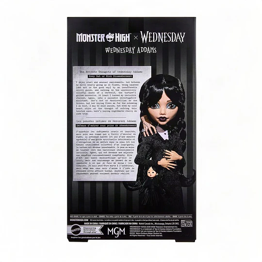Wednesday Addams Monster High x Wednesday Doll