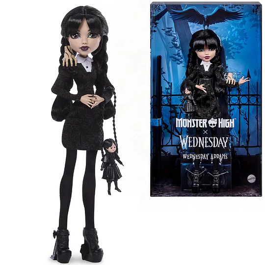 Wednesday Addams Monster High x Wednesday Doll