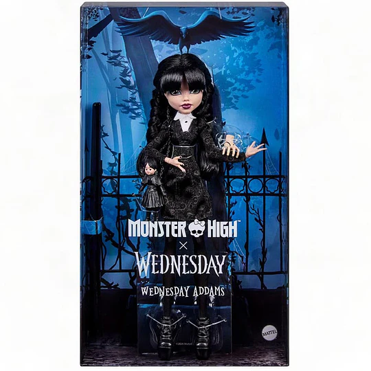 Wednesday Addams Monster High x Wednesday Doll