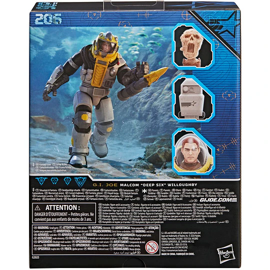 Malcom Deep Six Willoughby Deluxe G.I. Joe Classified Series 6