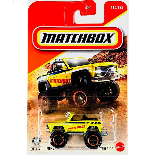 MBX Field Car Convertible Vehículo Matchbox Básico Car Collection 1:64