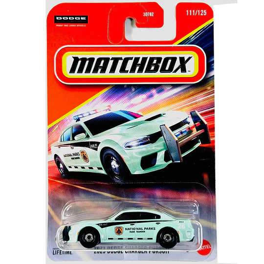 2023 Dodge Charger Pursuit #111 Vehículo Matchbox Básico Car Collection 1:64
