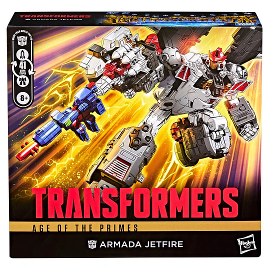 Armada Jetfire with Requiem Blaster Commander Class Age of the Primes Transformers