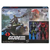 Snake Eyes & Varmint ATV vs. Stealth Viper & Cobra Stealth Flight Pod (Trubble Bubble) Set G.I. Joe Classified Series 6