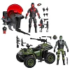 Snake Eyes & Varmint ATV vs. Stealth Viper & Cobra Stealth Flight Pod (Trubble Bubble) Set G.I. Joe Classified Series 6
