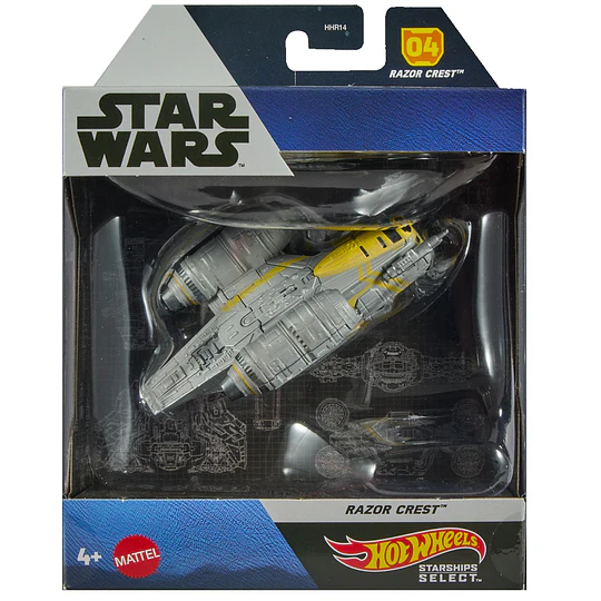 Razor Crest Hot Wheels Starships Select 1:50