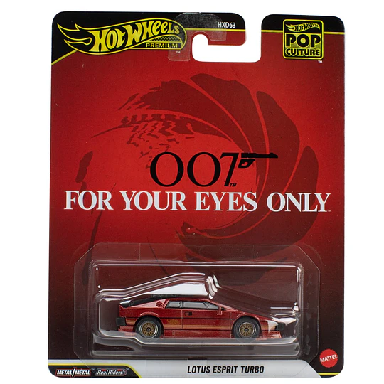 Lotus Esprit Turbo 007 For Your Eyes Only Pop Culture Hot Wheels Premium 1:64