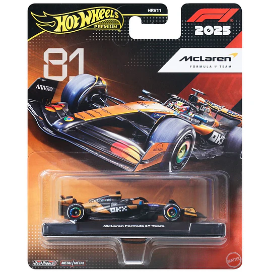 McLaren Formula 1 Team (#81) Formula 1 2025 Hot Wheels Premium 1:64