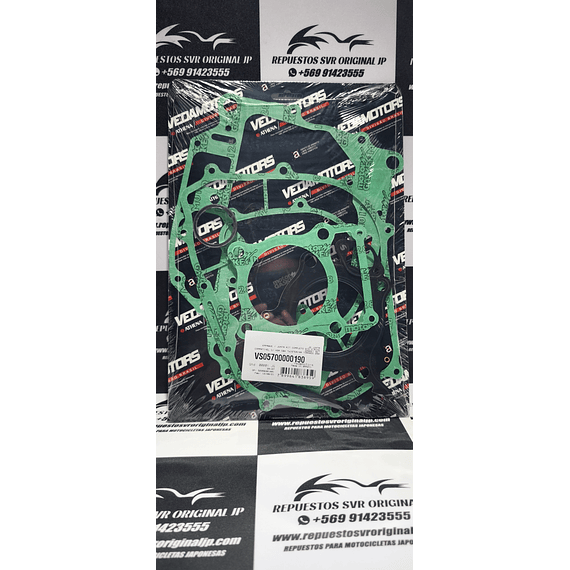 KIT DE EMPAQUES COMPLETO HONDA CBX 250 TWISTER, XR 25O TORNADO.