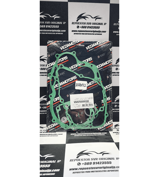 KIT DE EMPAQUES COMPLETO HONDA CB 190R, XRE 190A, XR 190.