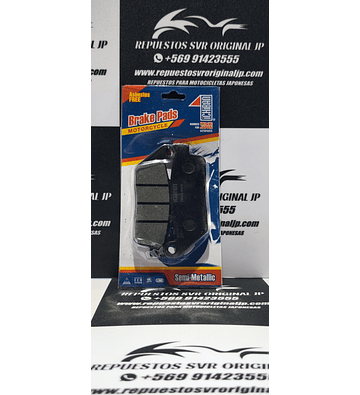 JUEGO DE PASTILLAS DELANTERAS SUZUKI, KAWASAKI, HONDA, REVISAR COMPATIBILIDAD EN DESCRPCIÓN. 