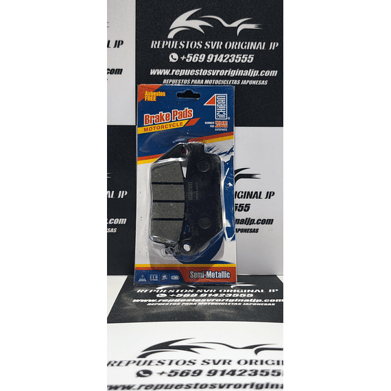JUEGO DE PASTILLAS DELANTERAS SUZUKI, KAWASAKI, HONDA, REVISAR COMPATIBILIDAD EN DESCRPCIÓN. 