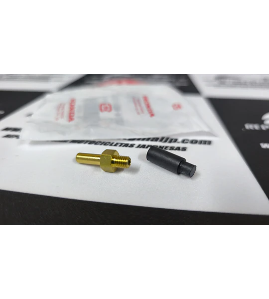 CONECTOR DE VACIO CON GOMA DE SELLADO