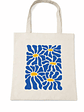 Bolso tote bag algodón 100% Jardín Azul + empaque - Miniatura 2