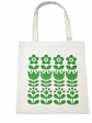 Bolso tote bag algodón 100% Flora Verde + empaque - Miniatura 2