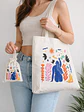 Bolso tote bag algodón 100% Océano de Colores + empaque - Miniatura 1