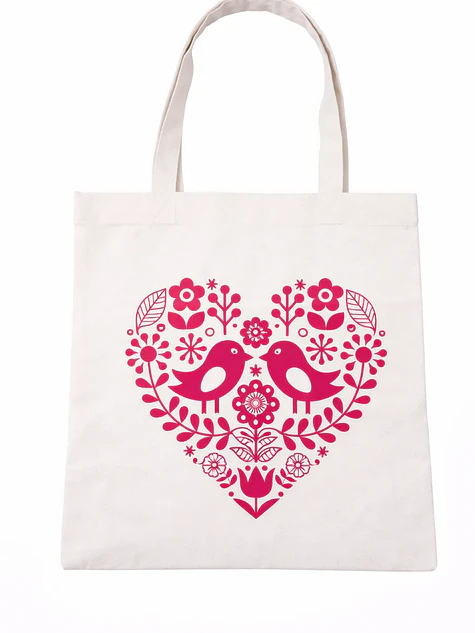 Bolso tote bag algodón 100% Amor Botánico + empaque 2