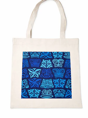 Bolso tote bag algodón 100% Pacífico Azul + empaque