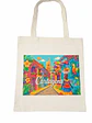 Bolso tote bag algodón 100% Ciudad Amurallada Pop + empaque - Miniatura 2
