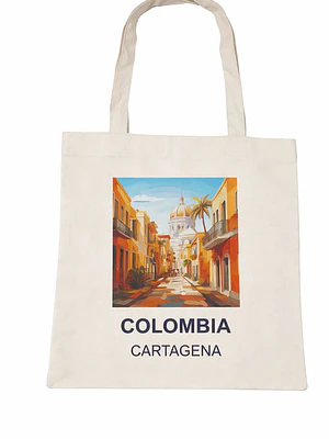Bolso tote bag algodón 100% Callecita Heroica + empaque