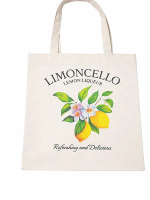 Bolso tote bag algodón 100% Flor de Limón + empaque