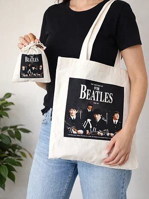 Bolso tote bag algodón 100% Beatles Premium + empaque