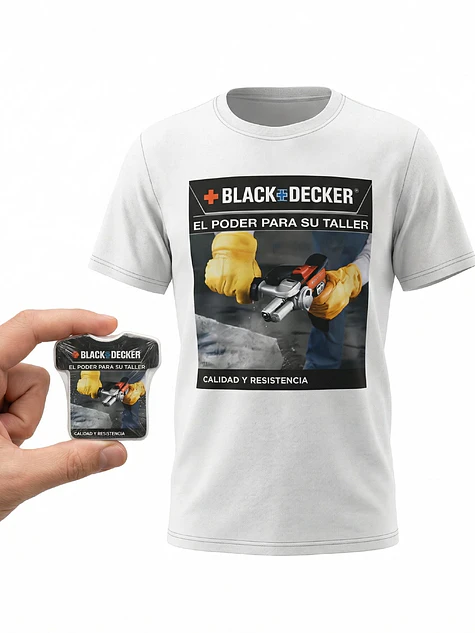 Camiseta cuello redondo comprimida promocional para empresas forma de camiseta 2