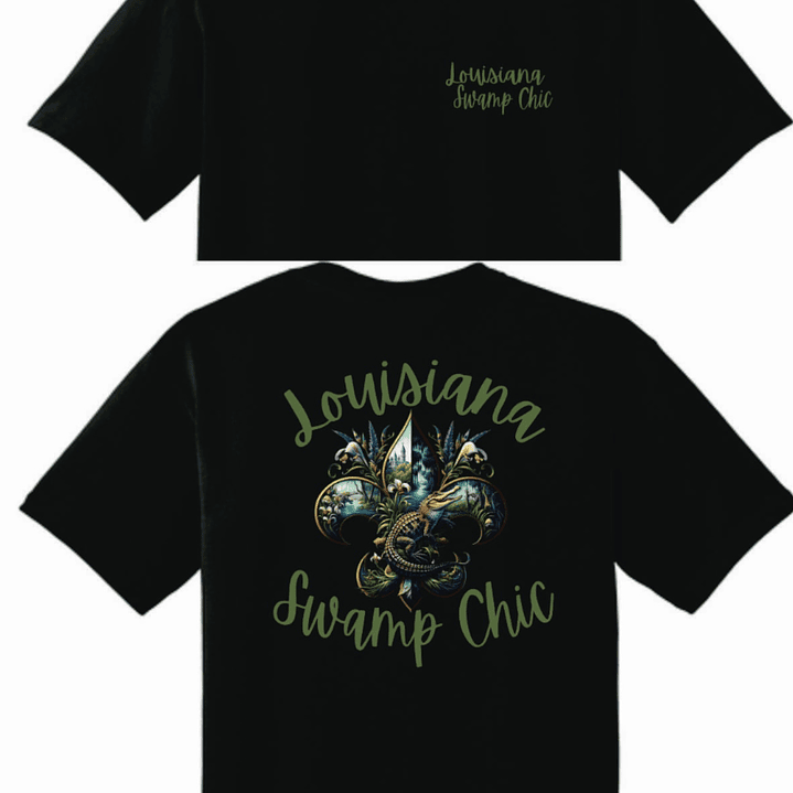 Louisiana Swamp Chic Alligator T-Shirt 1