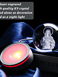 Movdyka 3D Crystal Ball Jesus Statue Christian Gift for Women & Men - Laser Engraved Sacred Heart of Jesus Figurine with Night Light Base - thumbnail 10