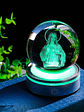 Movdyka 3D Crystal Ball Jesus Statue Christian Gift for Women & Men - Laser Engraved Sacred Heart of Jesus Figurine with Night Light Base - thumbnail 12