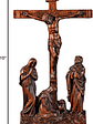 BGCOPPER Standing Crucifix Wall Cross, INRI Jesus Cross for Wall, Handmade Wooden Cross Wall Decor for Home Christmas Gift - 10 Inch - thumbnail 9