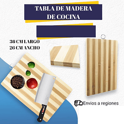 TABLA DE PICAR MADERA 