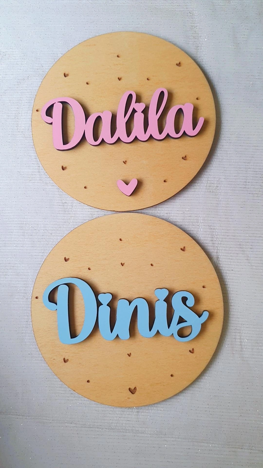 Placas de nascimento / Milestones coração 3