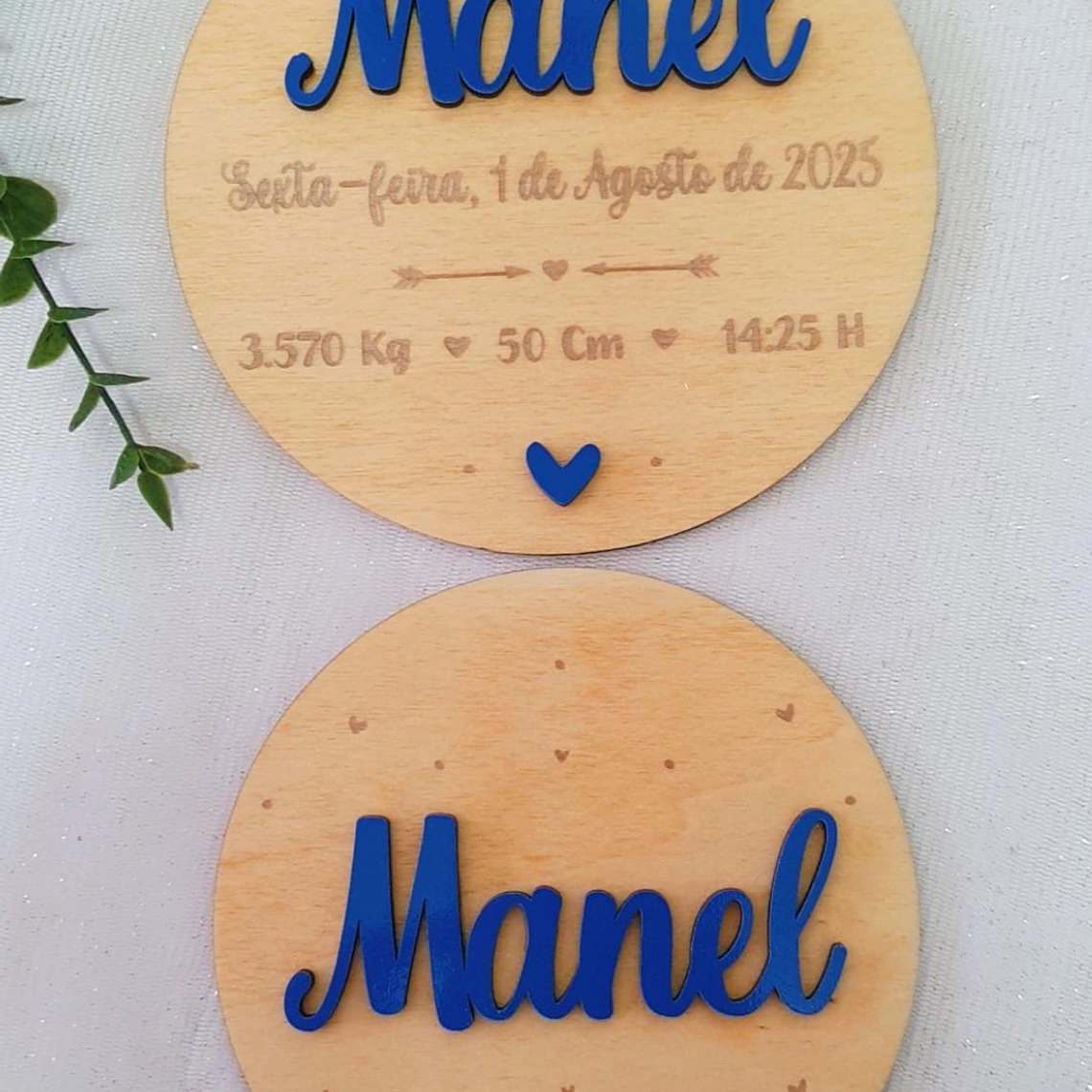 Milestones / Placas de nascimento coração 5