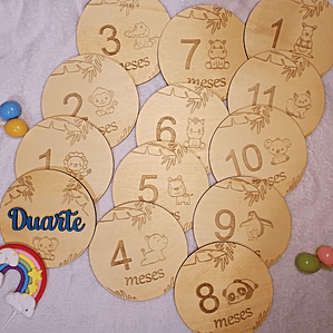 Placas de nascimento / Milestones animais