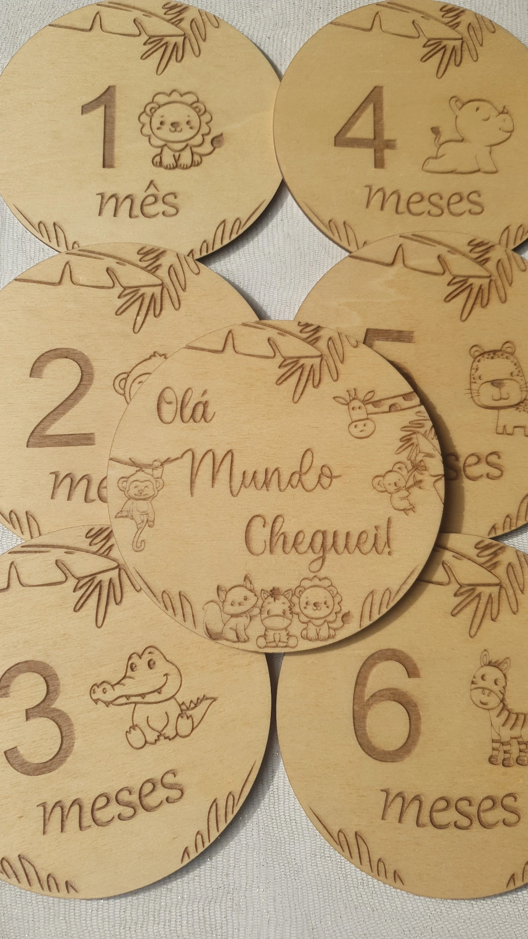 Placas de nascimento / Milestones animais 4