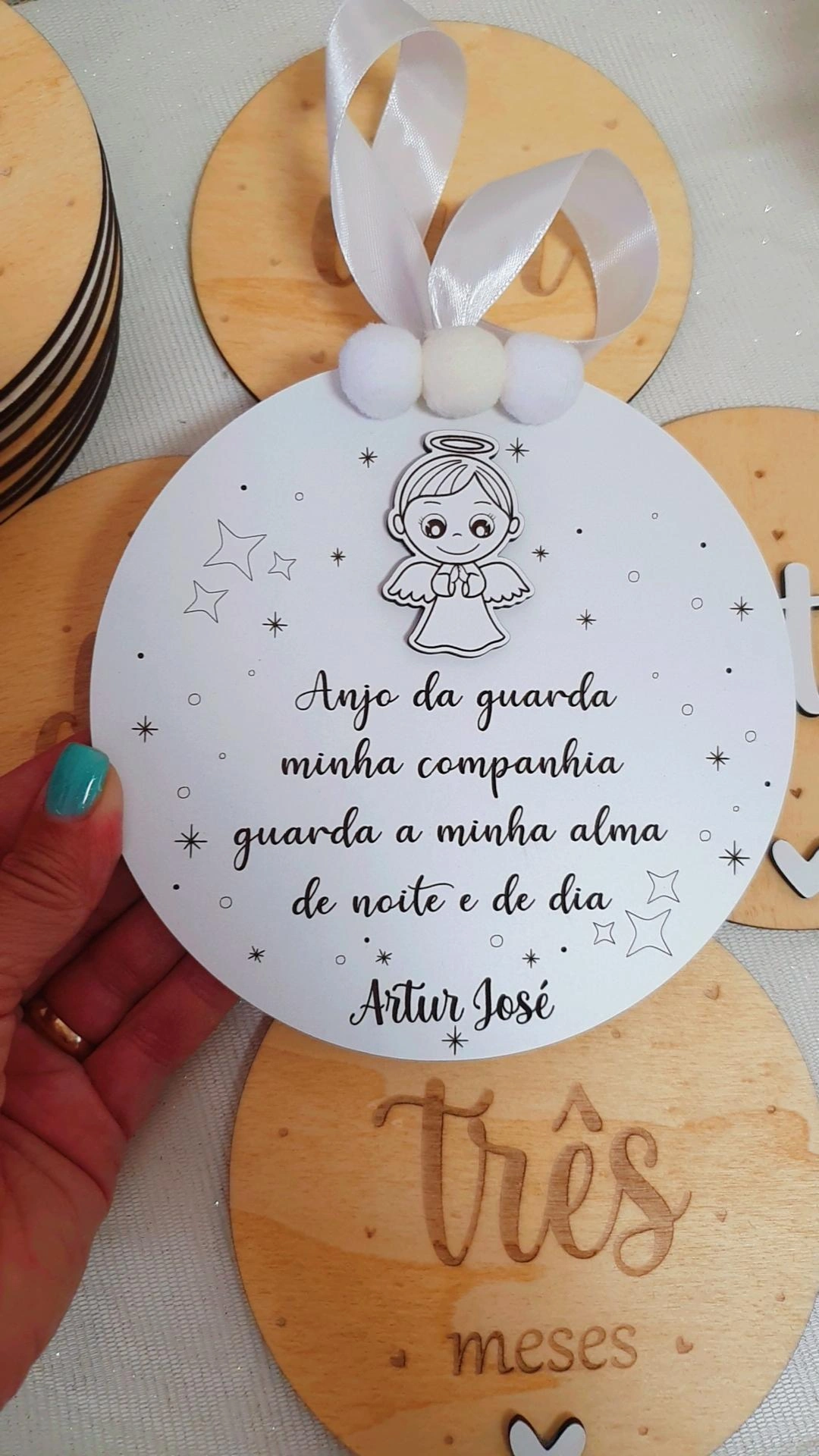 Rodela Oração Anjo da Guarda 2