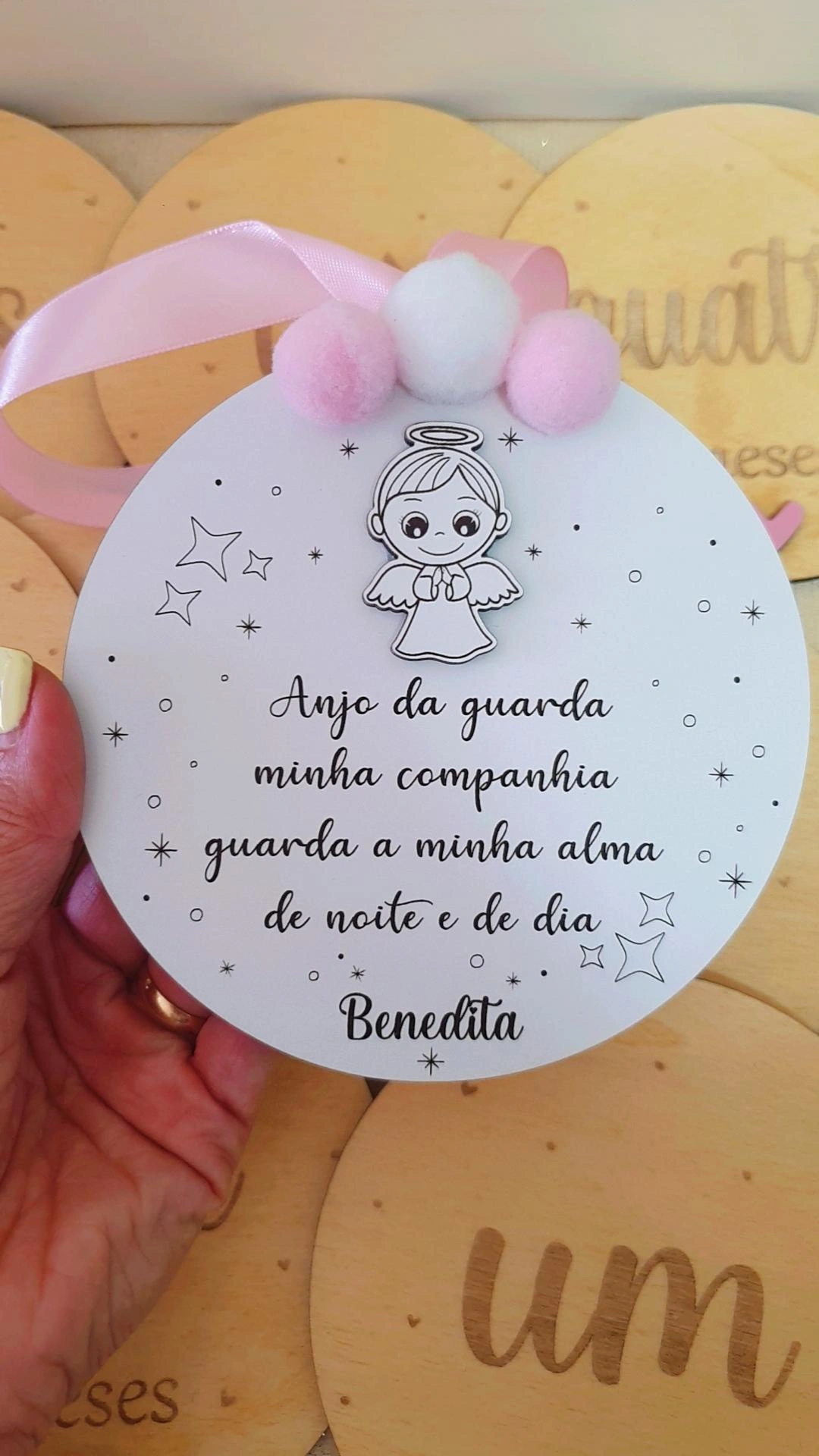 Rodela Oração Anjo da Guarda 3