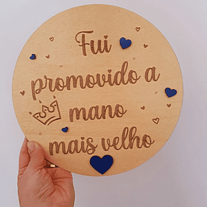 Placa mano mais velho