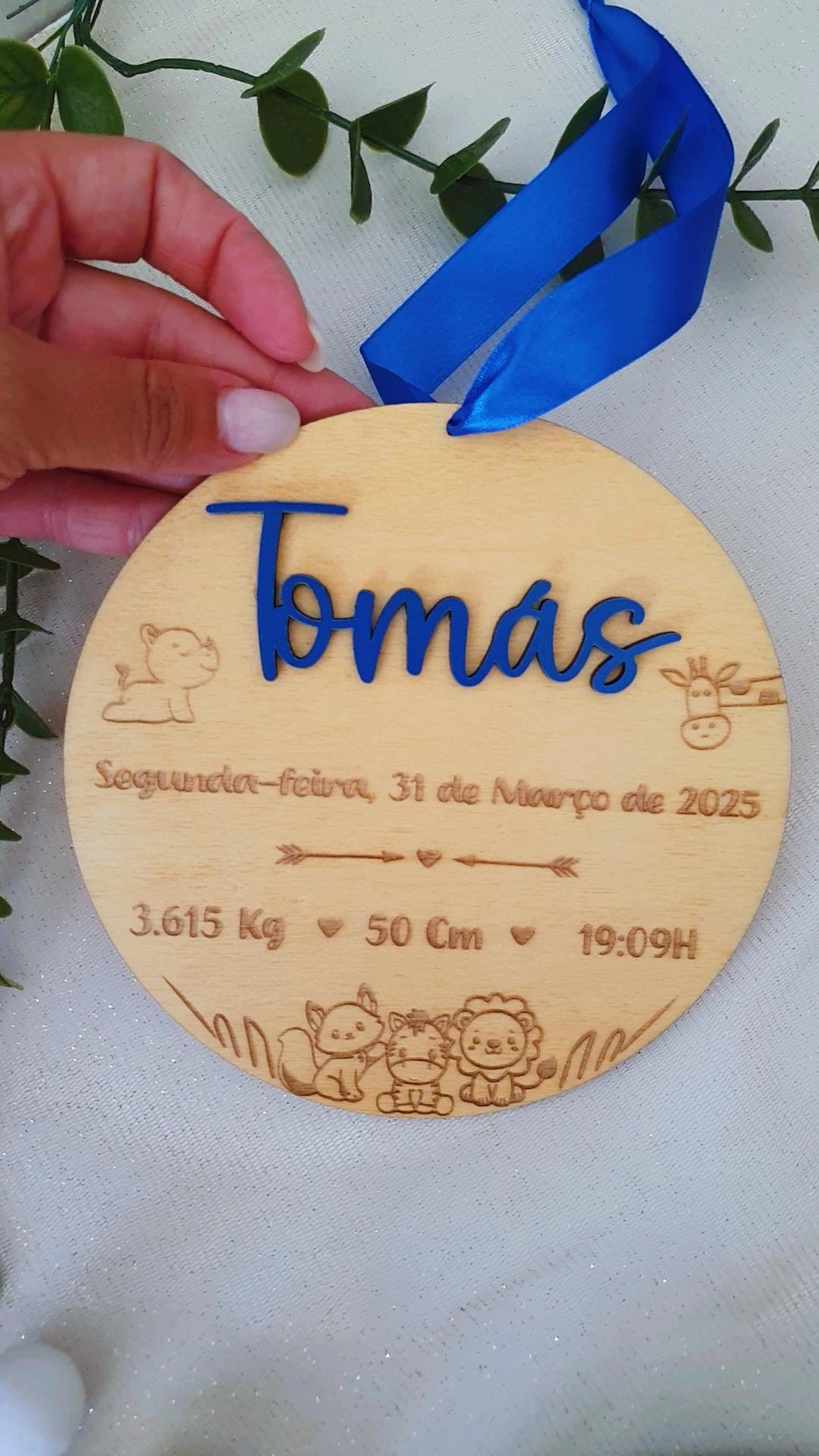 Rodela com dados de nascimento animais 1