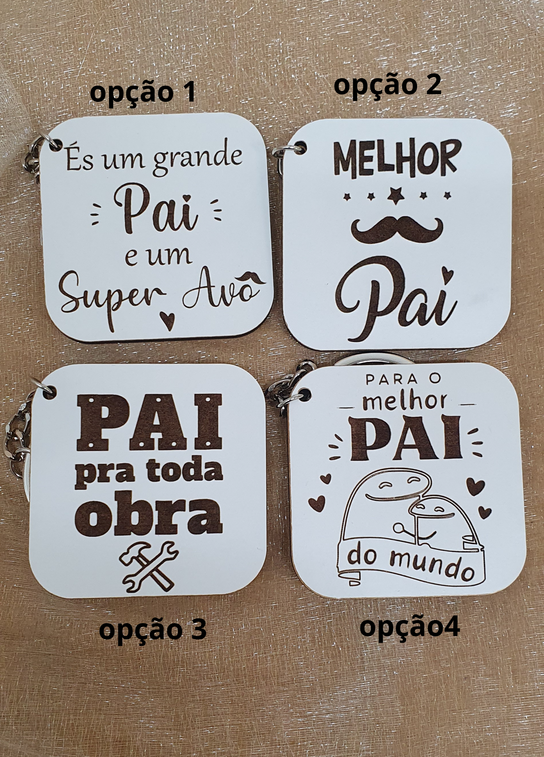 Porta-chaves para o melhor pai 1