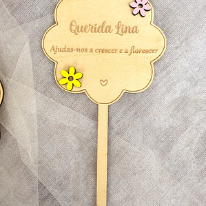 Topo Floral Personalizado