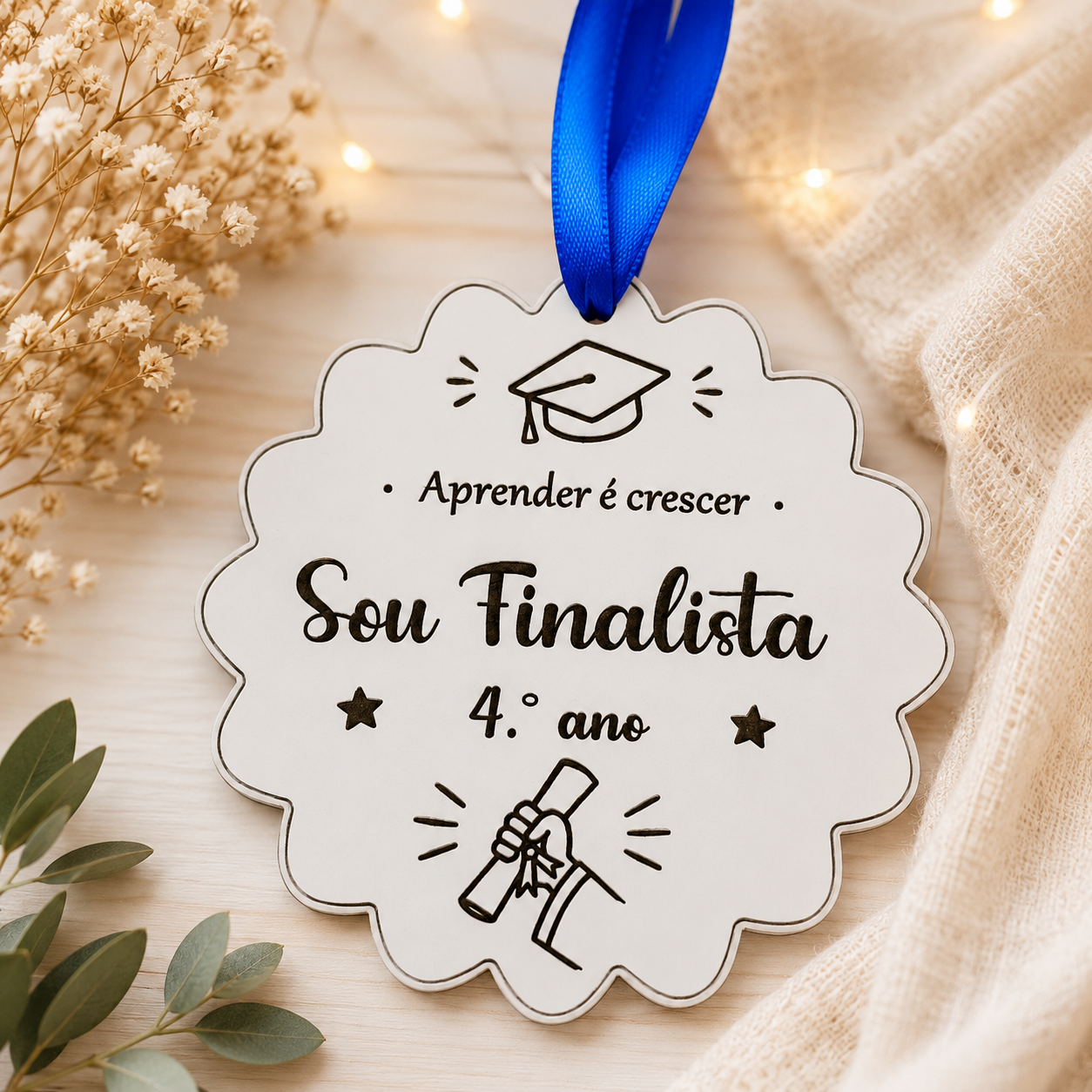✨ Medalha Finalista Personalizada ✨ 1