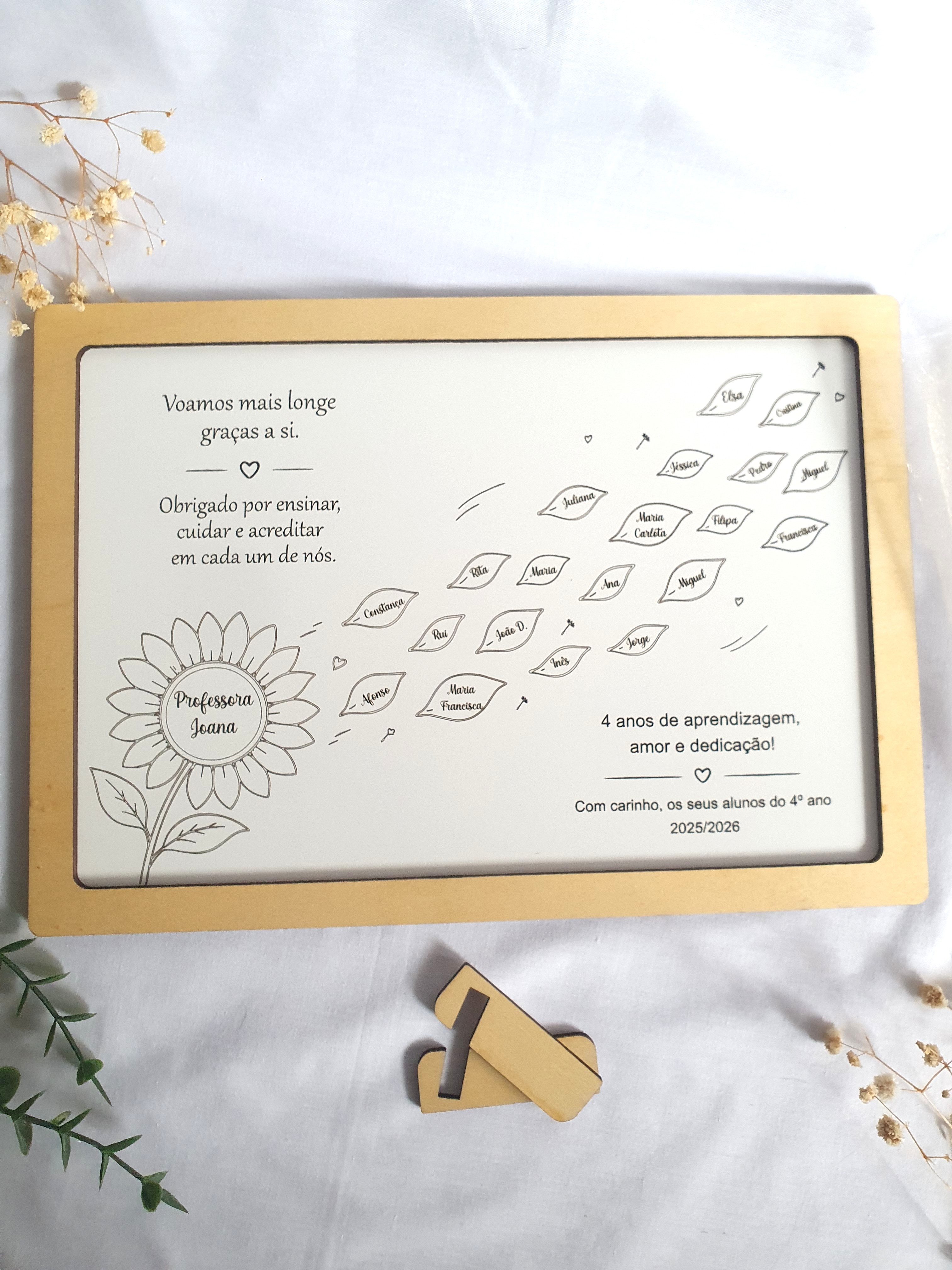 Quadro Personalizado Professora🌻 1