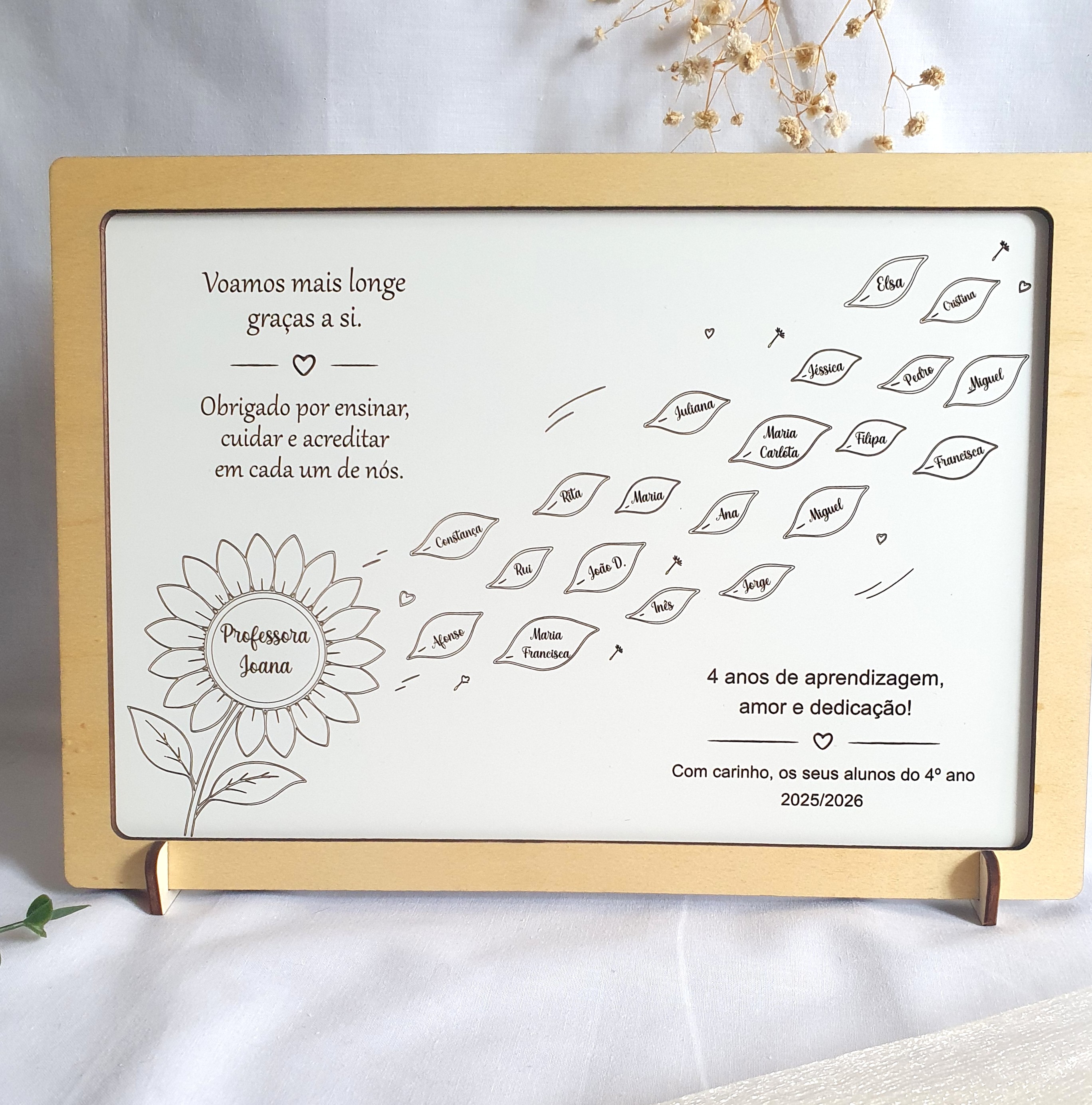 Quadro Personalizado Professora🌻 3
