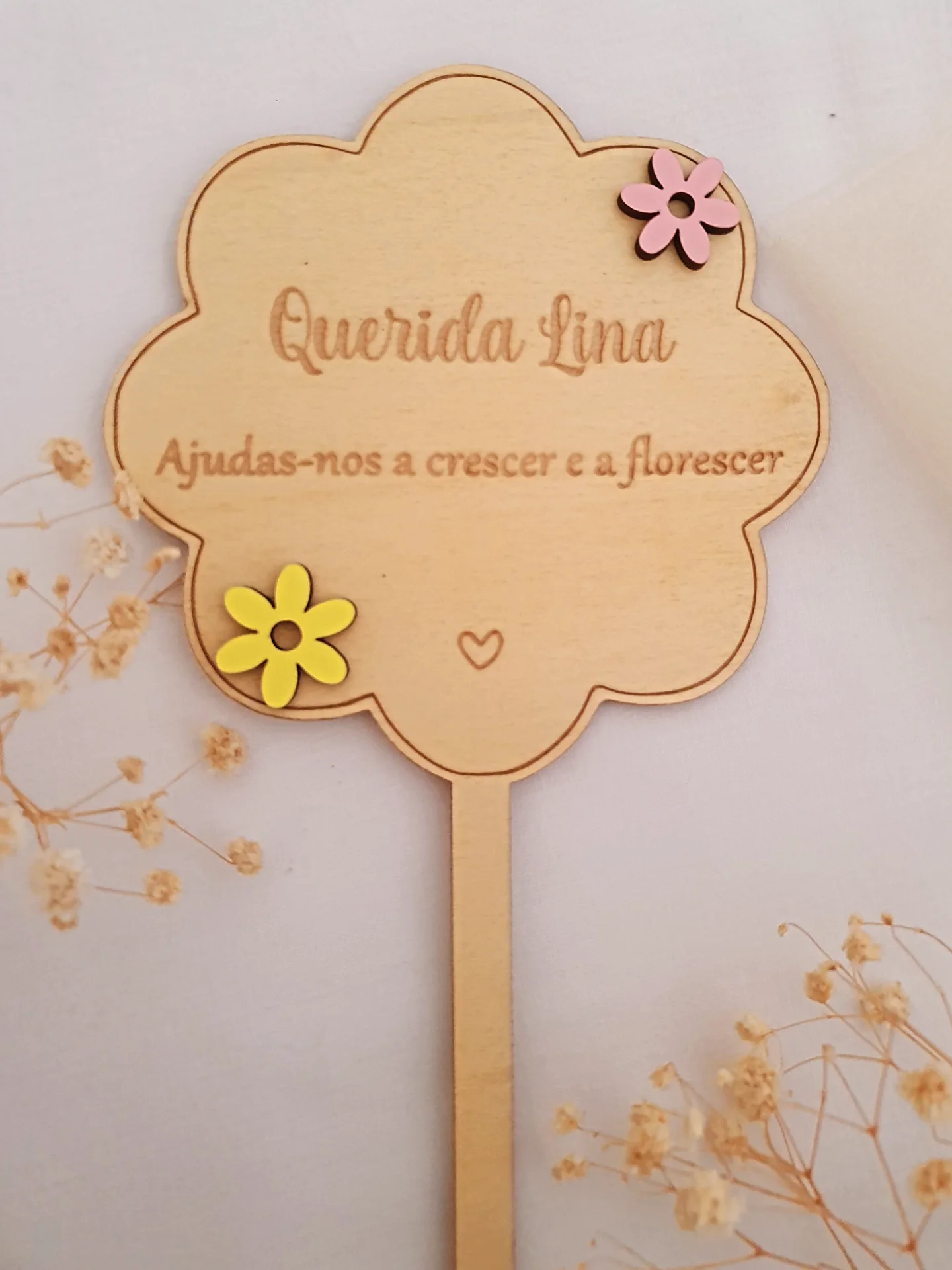 Topo Floral Personalizado 2