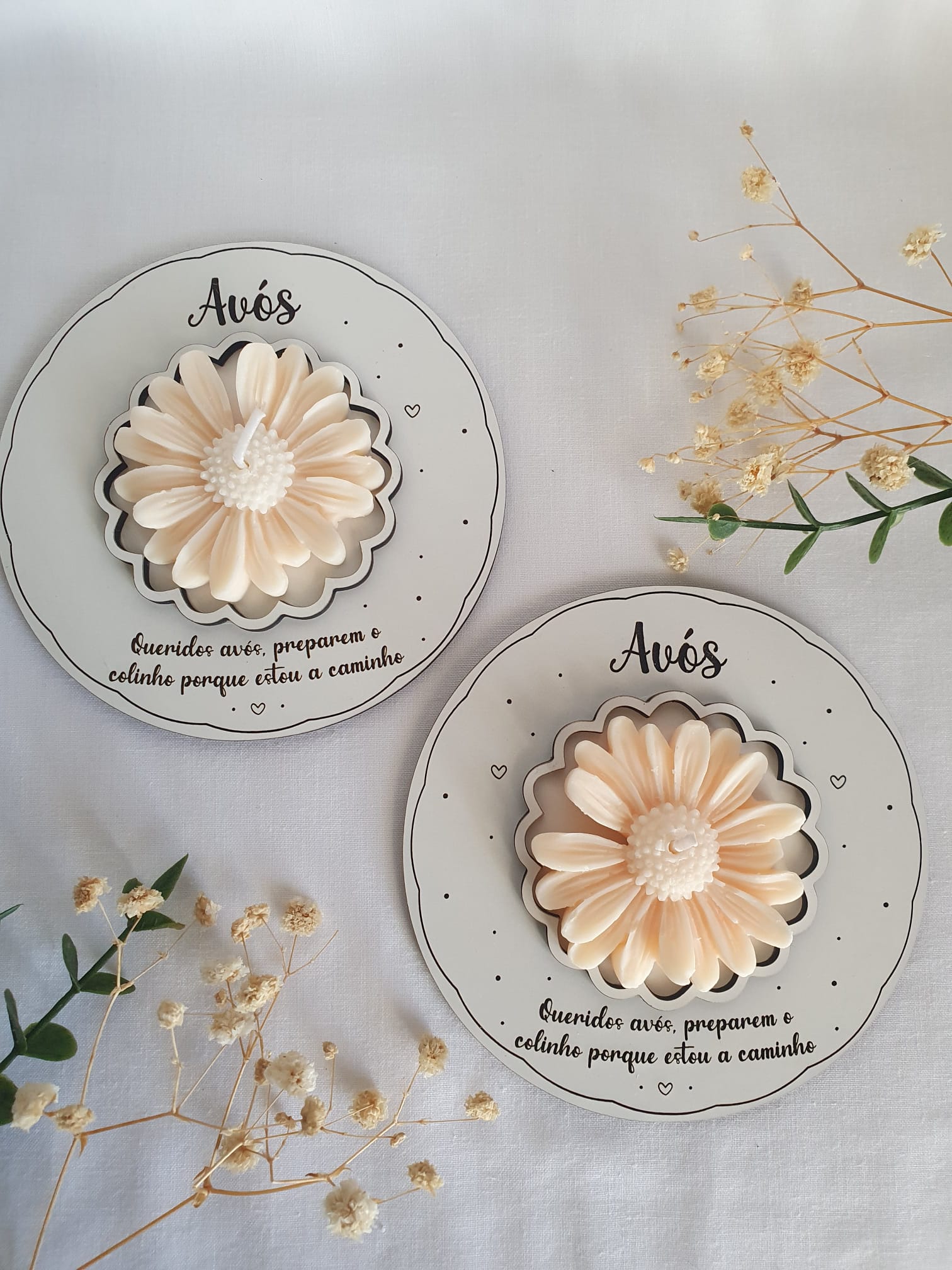 Vela Perfumada Personalizada – Flor  1